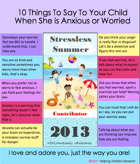 10 Things to Say to an Anxious Child
