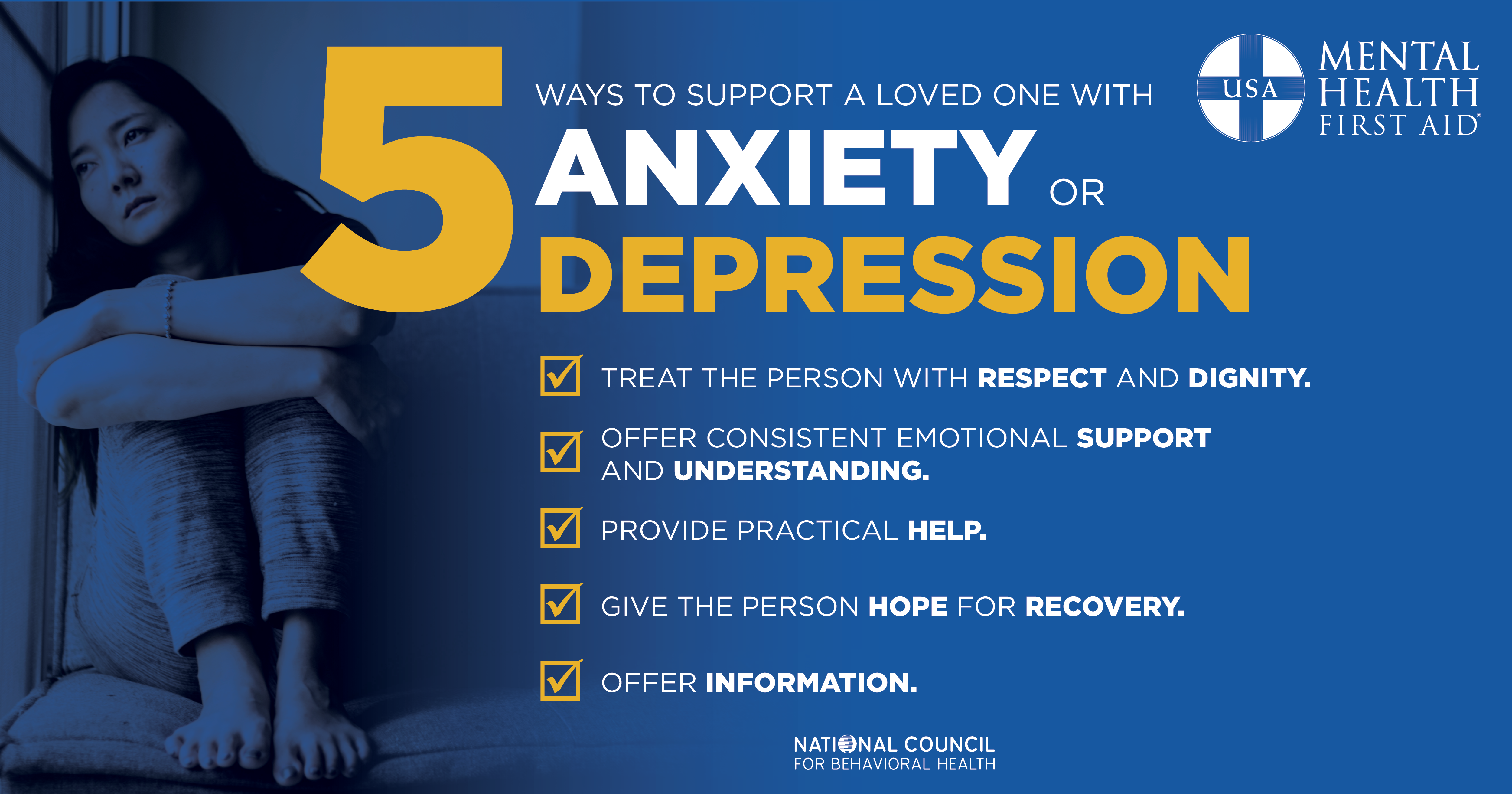 Five Ways to Support a Loved One with Anxiety or Depression