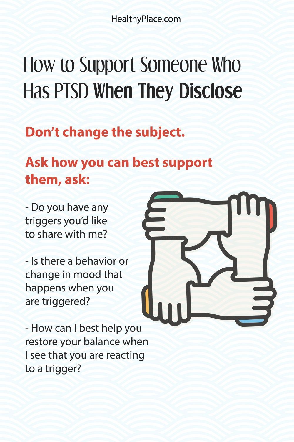 How To Help Someone With Ptsd