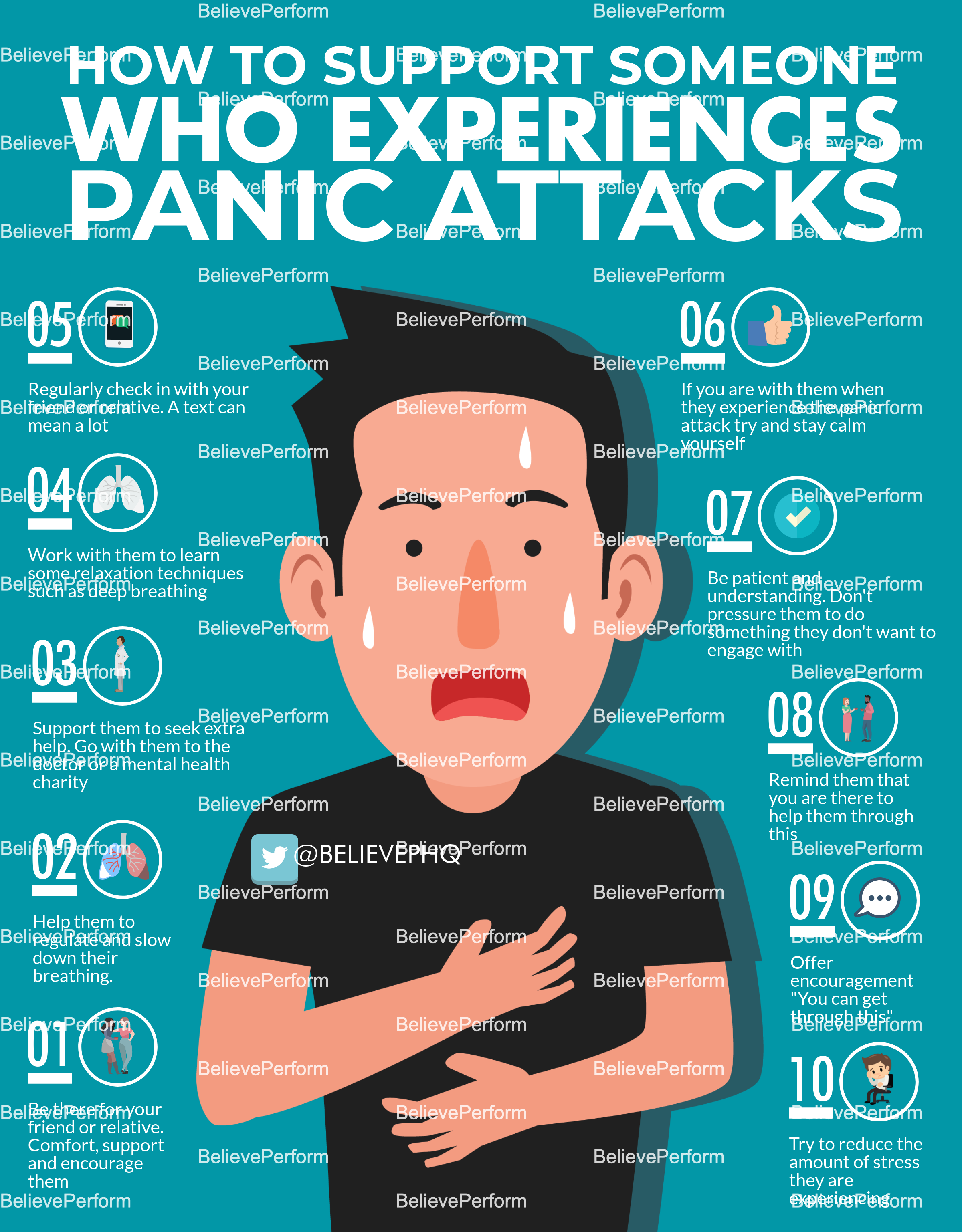 How to support someone who experiences panic attacks