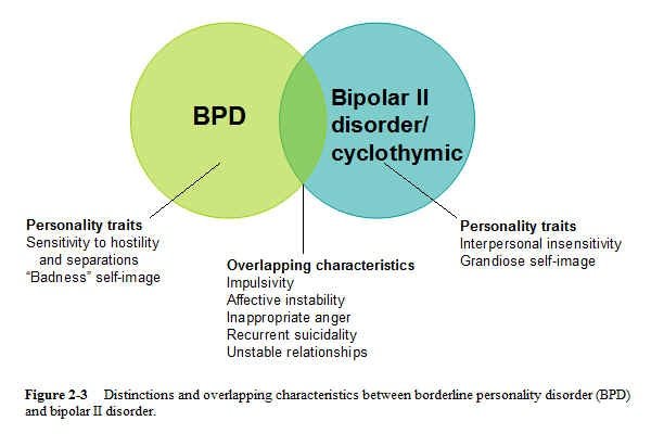Is borderline personality similar to bipolar disorder?