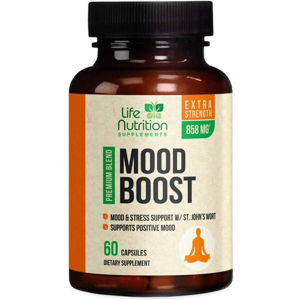 Life Nutrition Mood Boost Support for Stress &  Anxiety ...
