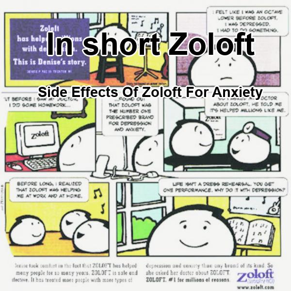 Sertraline anxiety side effects, side effects of zoloft for anxiety ...