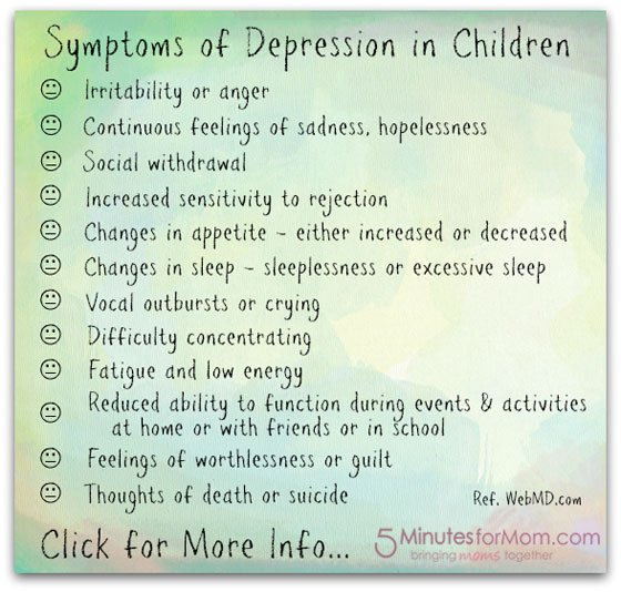 signs of depression?