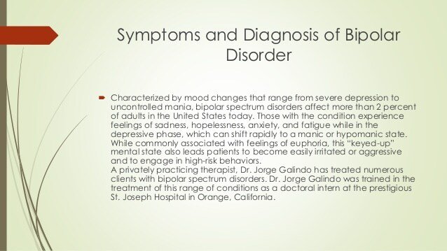 Symptoms and Diagnosis of Bipolar Disorder
