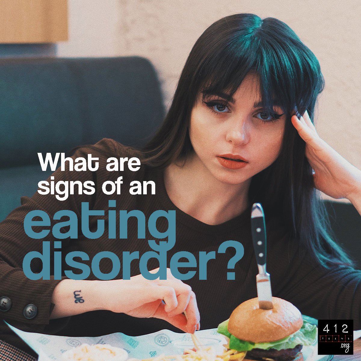 What are some signs of an eating disorder?