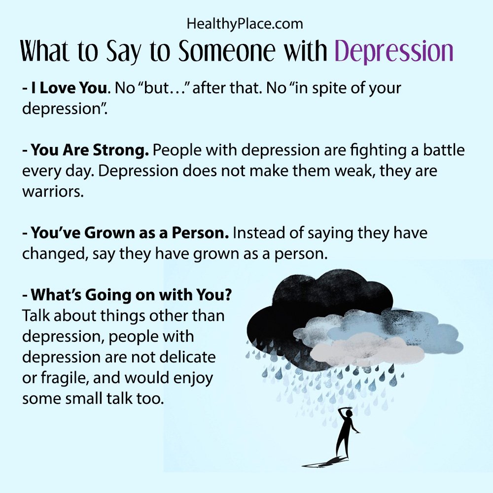What to Say to Someone with Depression